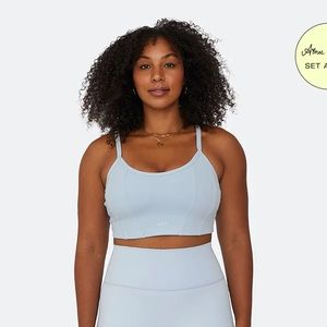 NWOT SET ACTIVE GIADA SONG CORSET BRA- CIELO